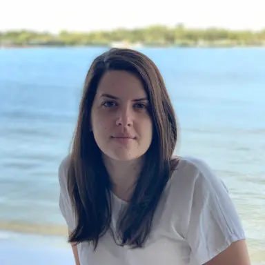 Professional headshot of Georgia Gkioxari, Organizer of the DCVLR competition from Caltech.